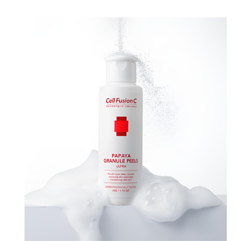 Cell Fusion C Papaya Granule Peels Ultra Cleansing Powder Enzyme Exfoliating Cleanser 50g