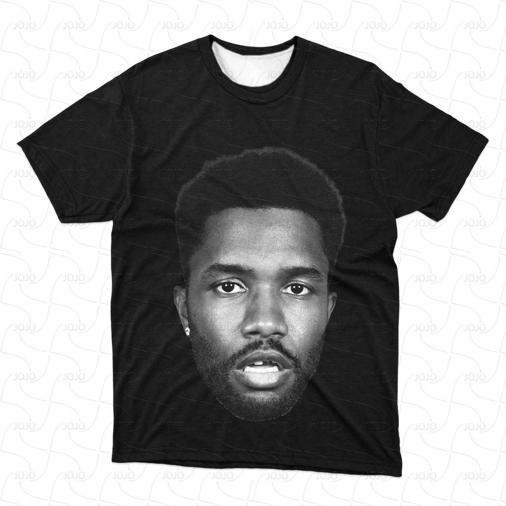 Rapper Frank Retro Graphic T Shirt Men's Hip Hop Ocean Album Clothing T-Shirts Y2k Unisex Blond Fashion Oversized Gangster Top