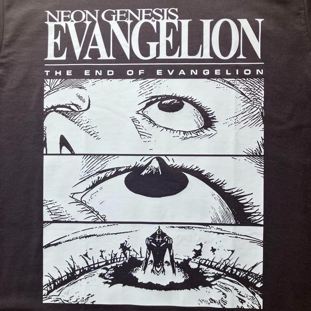 [USED] EVANGELION Anime Movie T-Shirt XL