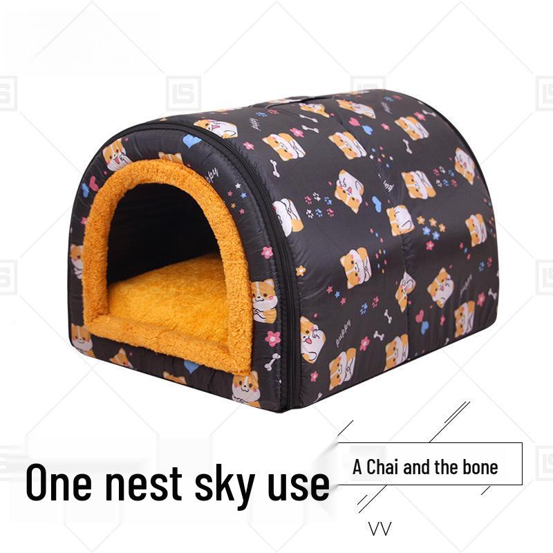 Waterproof Outdoor Pet House: Rainproof, All-Season Shelter for Cats & Dogs