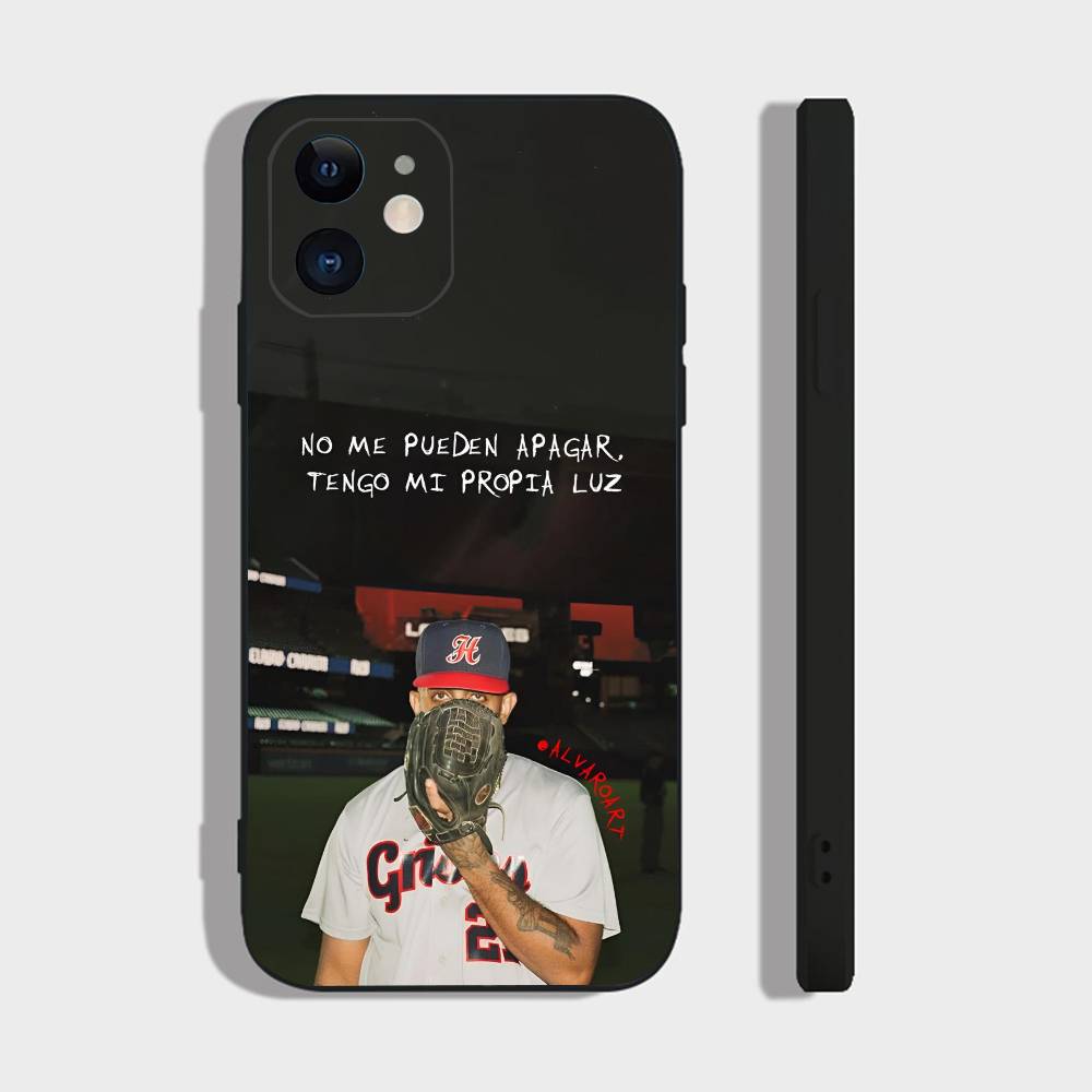 D-Dellafuente-e F C For IPhone 13,17,11,12,16,14,15,Plus,Pro Max Soft Silicone Black Phone Case