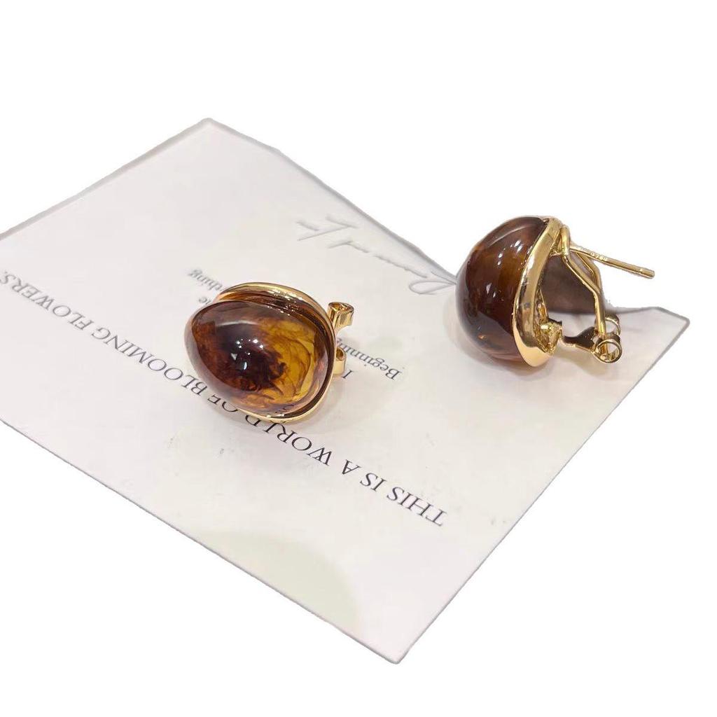 Melaude Amber Teardrop Ear Cuffs: Women's Luxury, Versatile Fashion Earrings