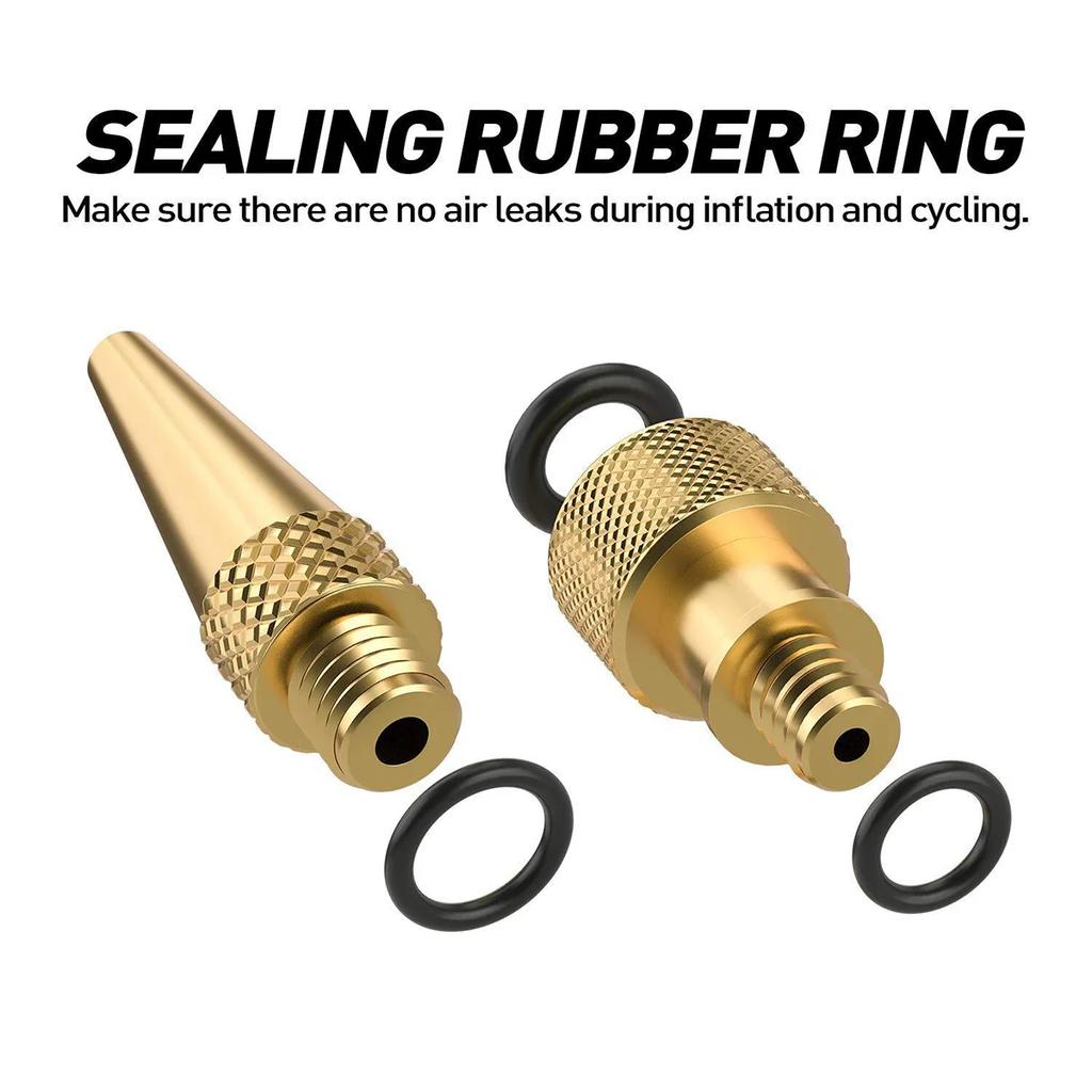 15pcs Copper Bicycle Valve Adapter Set Bike Tire Pump Adapter Kit Inflator Pump Accessory Valve Adapter SV AV DV Bicycle Valve