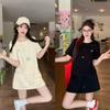 Stylish Plus Size Loose Fit Summer Two-Piece Set: Short Sleeve T-shirt & Casual Shorts