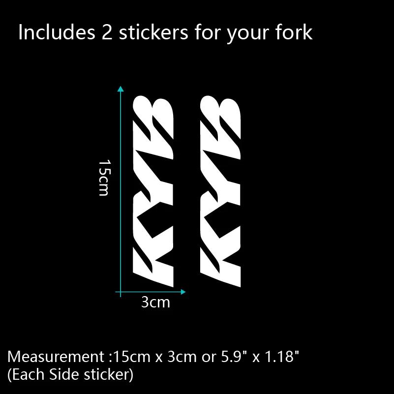 2Pcs Motocross Motorcycle Vinyl Sticker For Kyb Wp Suspension Showa Decal For Yamaha Honda Suzuki Ktm Kawasaki Benelli Decor Quality