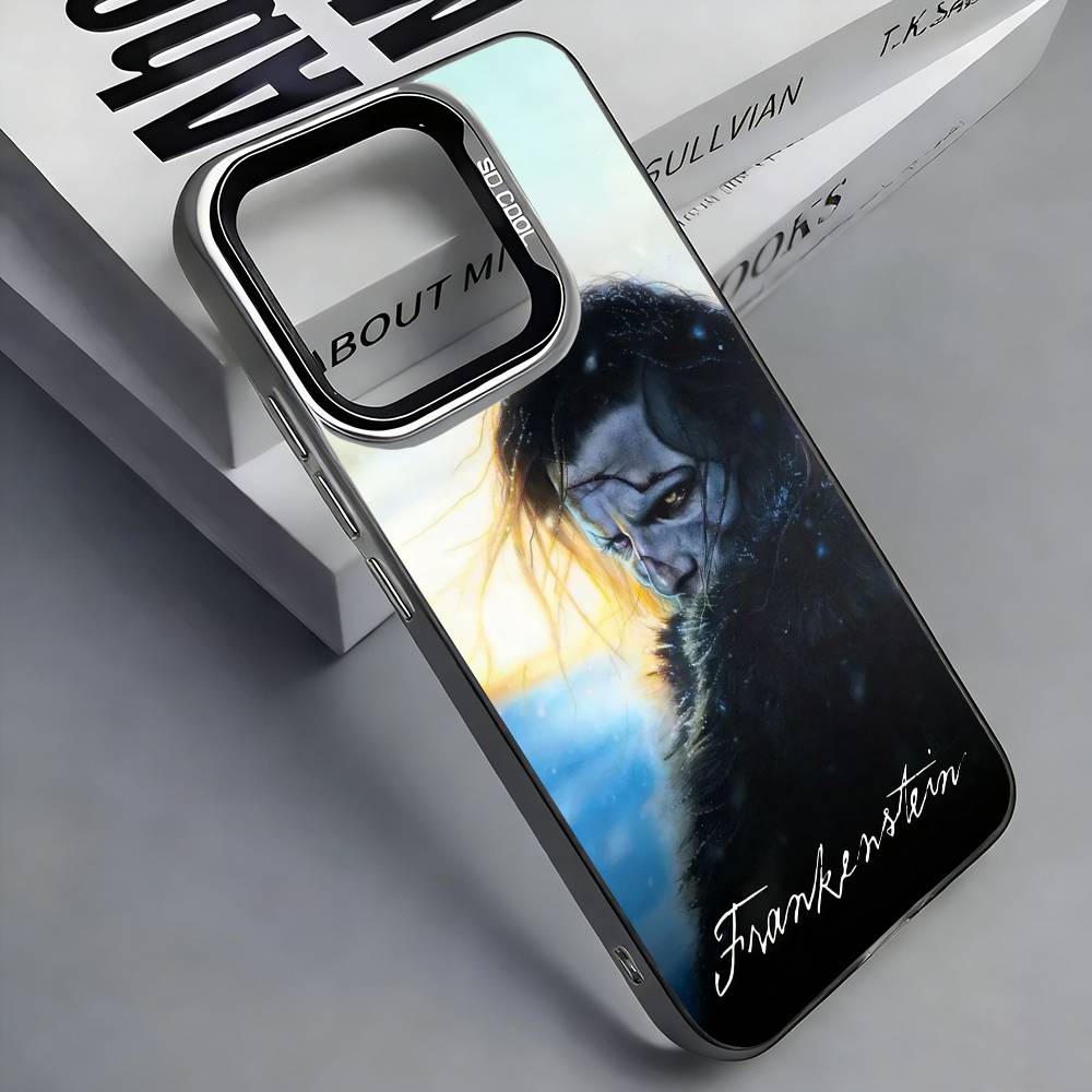 Frankenstein guillermo del toro Phone Case For iPhone 17, 16,15,14,13,12,11 Plus,Pro Max, Colorful Silver Funda Cover