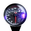 Velocímetro y tacómetro universal para motocicleta de 12 V con retroiluminación LED