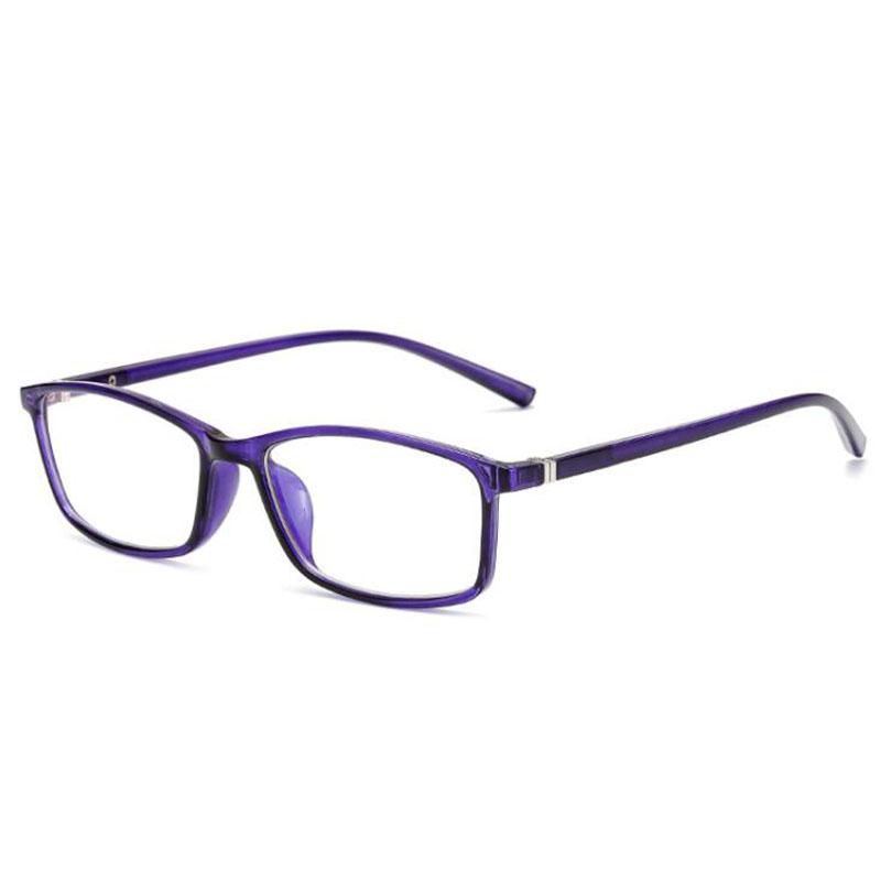 Men Vintage Small Rectangular Finished Myopia Glasses Students Fashion Optical Prescription Eyeglasses Frame 0 To -6.00