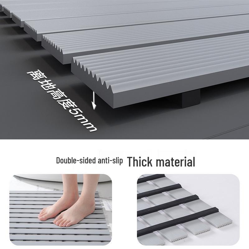 TPE Waterproof Non-Slip Bathroom Floor Mat