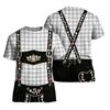 Men’s Vintage Pattern Short Sleeve T Shirt Loose Fit Casual Summer Top with Retro Print for Daily Wear Festival