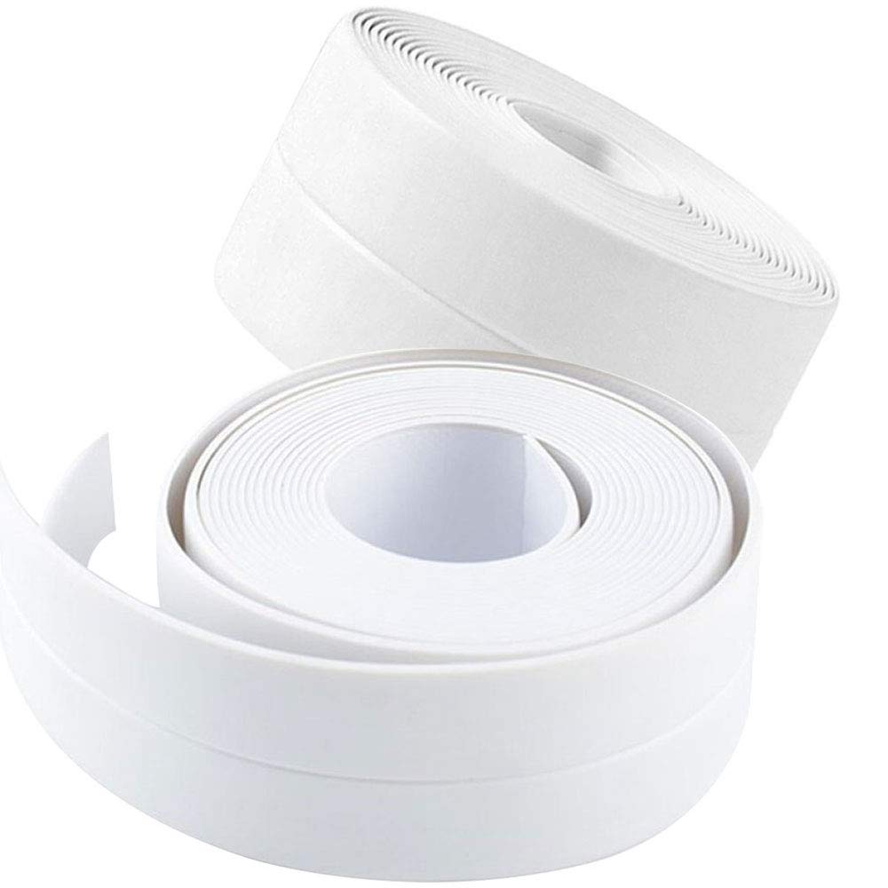 Anti mold tape Bath Kitchen Caulk Tape Sealant Strip PVC Self Adhesive Tub Wall Sealing Tape Caulk Sealer Strip Sealant Tape