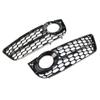 1 Pair Front-Bumper Grille for A5 COUPE/SPORTBACK 2008-2011 CABRIOLET 10-11 Fog Lights Honeycomb Cover Frame Trim