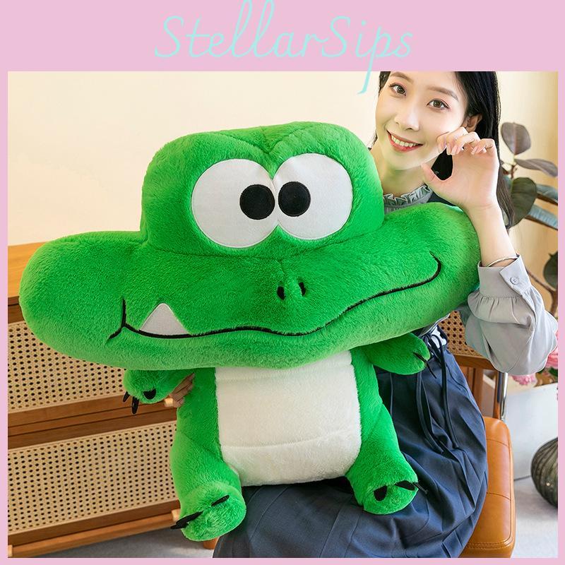Green Crocodile Plush Toy Cute Soft Doll Children Room Decoration Birthday Gift