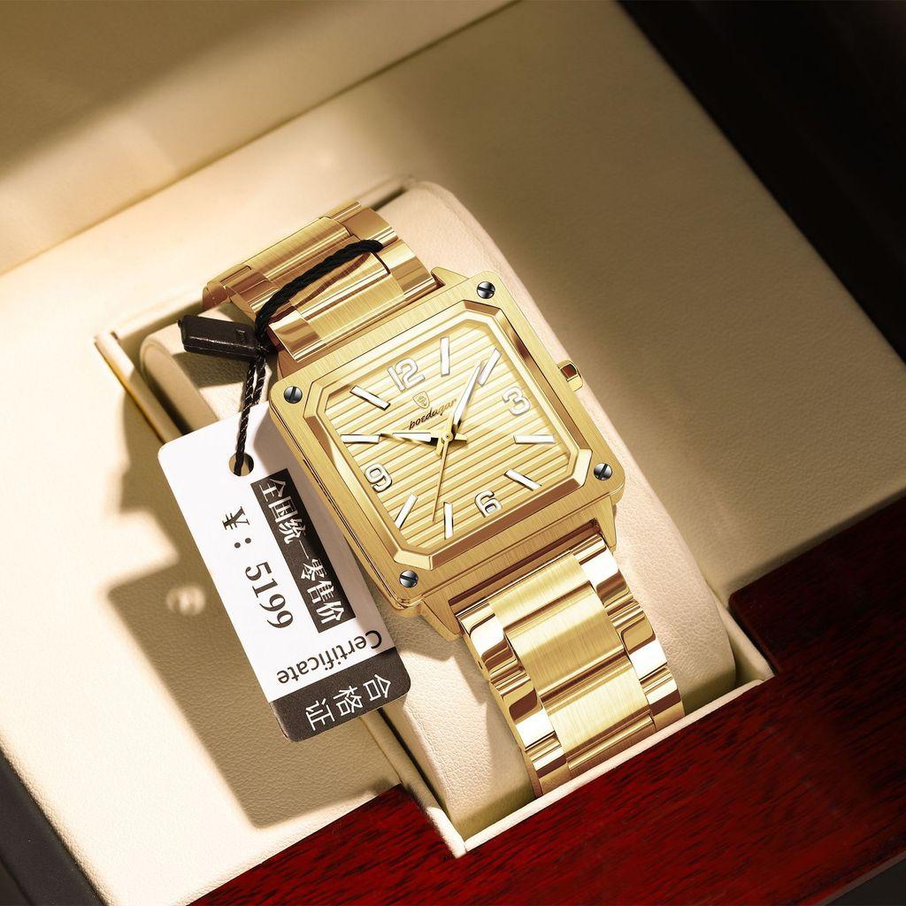 Swiss Mens Watch Waterproof Luminous Quartz With Classic Style For Business And Casual
