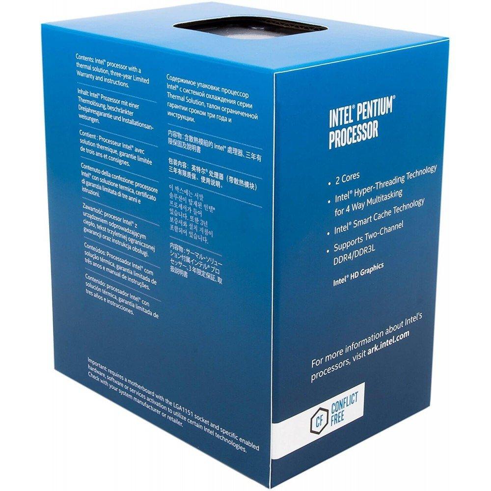 Intel Pentium G4560 3.5GHz CPU, 3MB Cache, 2 Cores/4 Threads, LGA1151, BX80677G4560 [Boxed] [Official Japanese Product]