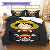 Luffy D 3pcs Bedding Set, Duvet Cover with 2 Pillowcases, Digital Printed, No Insert, Gift -HYQ58