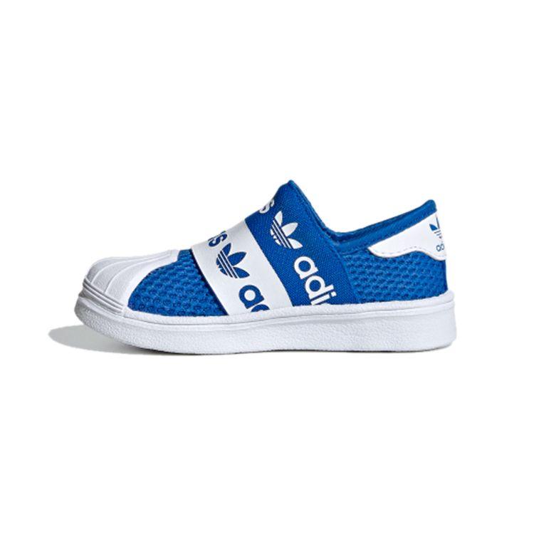 

Adidas Originals Superstar Series Smr 360 I Mesh Slip-On Casual Breathable Low-Top Walker Shoes Baby Shoes Blue FV7606 20