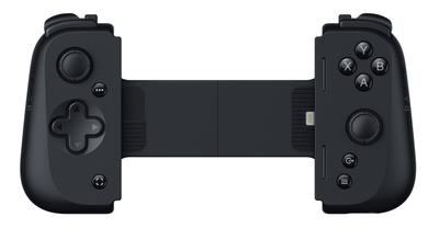 Kontroler do gier mobilnych Razer Kishi V2 dla iPhone'a Złącze Lightning Sterowanie Teleskopowy mostek zapewniający bezpieczne dopasowanie Opóźnienie ładowania pozwala