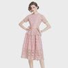 2024 Elegant Slim Lace Midi Dress
