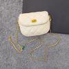 Premium Texture Rhombus Chain Small Bag Women'S Tide Versatile Single Shoulder Crossbody Fashion Small Square Bag