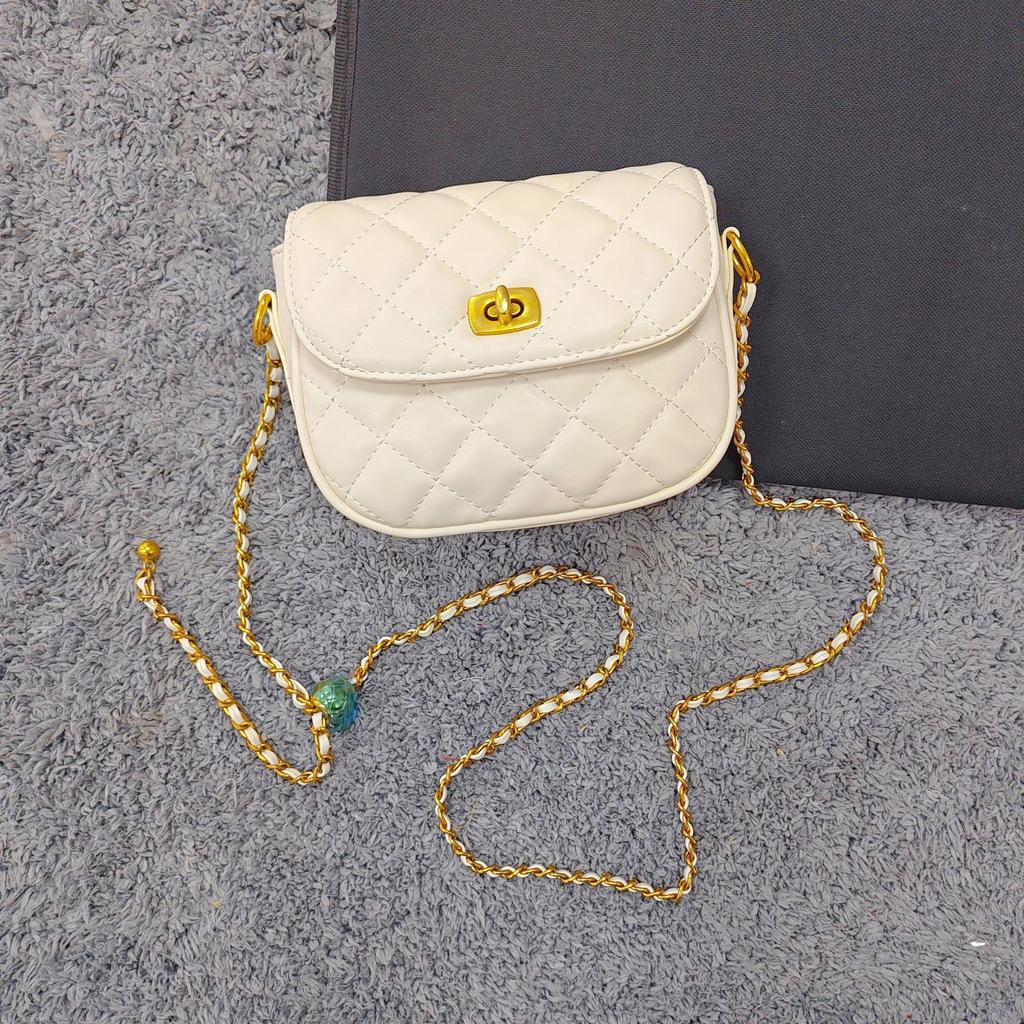 Premium Texture Rhombus Chain Small Bag Women'S Tide Versatile Single Shoulder Crossbody Fashion Small Square Bag