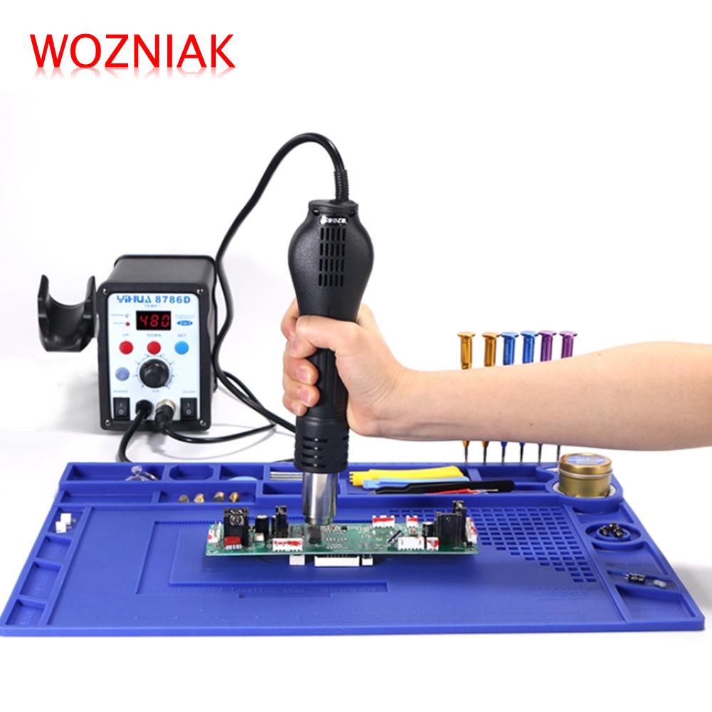 WOZNIAK Mobile Phone Repair Pad Computer Repair Workbench Multi Functional High-temperature Resistant Silicone Desk Mat