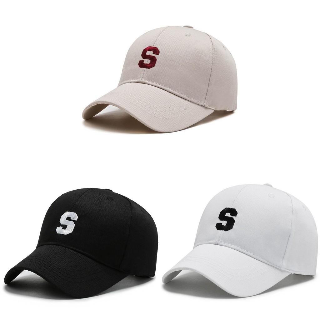 Season Spring S Letter Embroidery Baseball Cap Breathable Outdoor Hat Sunshade