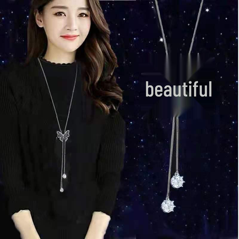 Women's Zodiac Ox Long Sweater Necklace - High-End Fashion Pendant