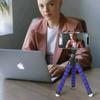 Compact octopus mini tripod with phone monopod and smartphone clip versatile mobile camera stand and camera support