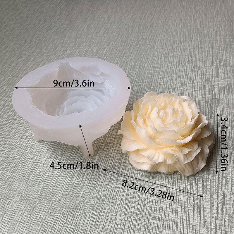 

Silicone Cake Mold Chocolate Soap Making Tools Candle Mould Embossed Flower Fondant Aromatherapy Candy Handmade Christmas Decor