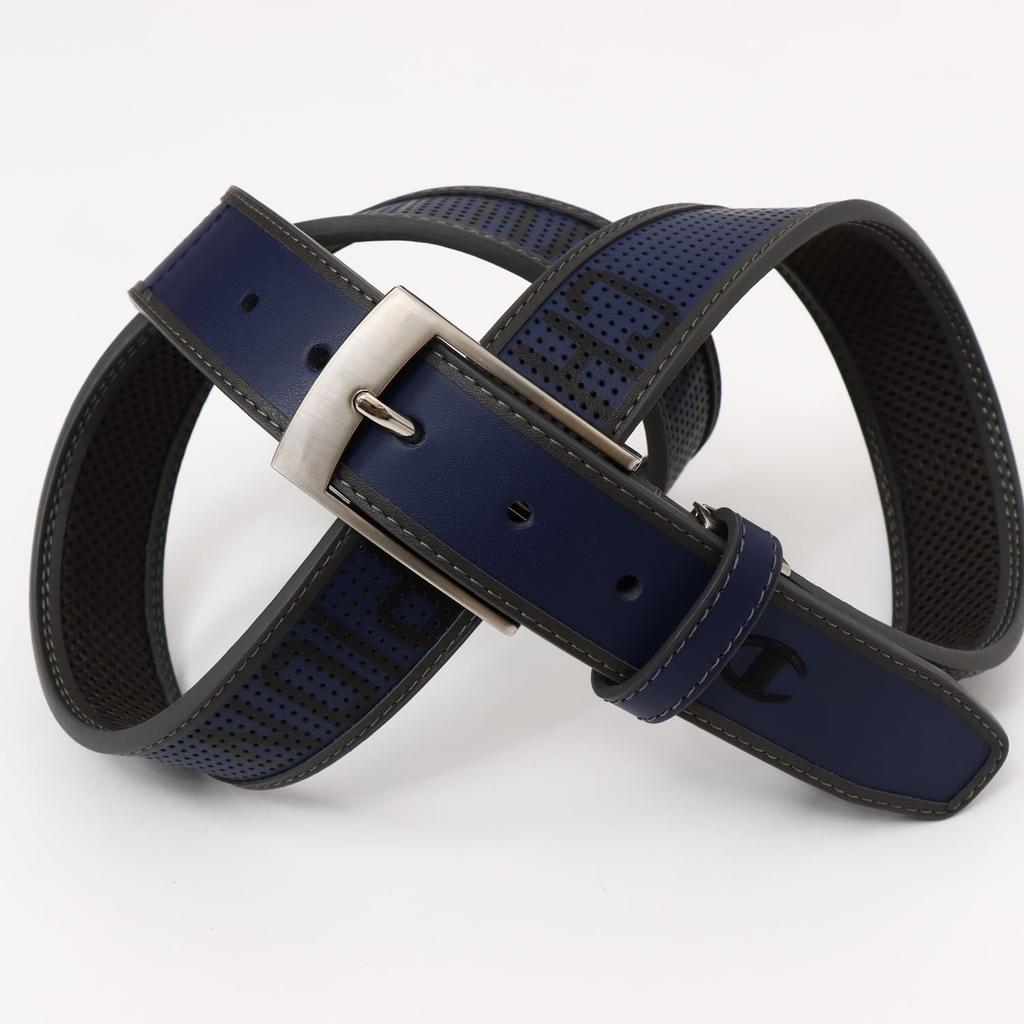 Sports Belt Graphic Logo Print Belt Accessories Golf Navy FreeSize [Champion] C3-ZG701A Men's