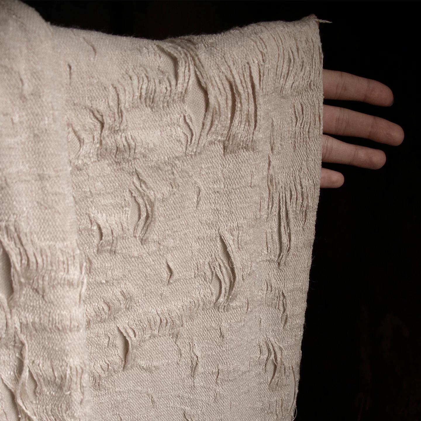 

Ragged Ripped Vintage Knitted Cotton Fabric Scarf Shawl Hoodie Dress DIY Sewing Material Background Decoration Cloth 50cm&200cm
