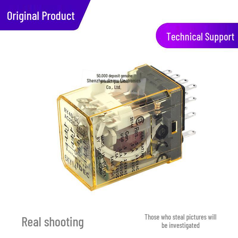 IDEC Izumi RN4S-NL-A220 Relay, Replaces RY4S-UL, AC220-240V Intermediate