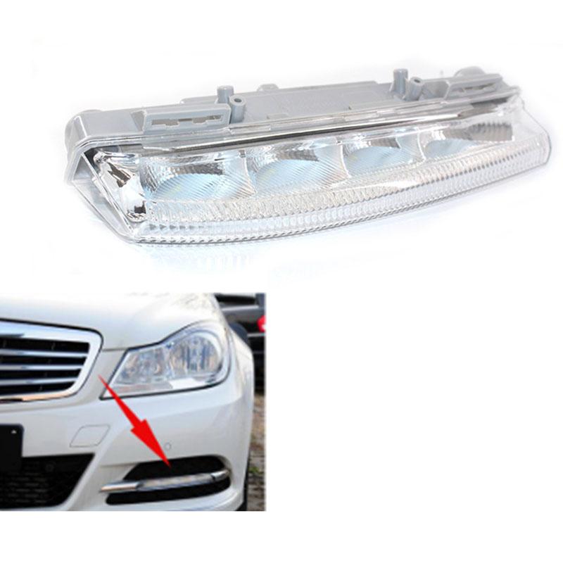 Car Front DRL Daytime Running Light Fog Lamp for W204 W212 C250 C280 C350 E350 A2049069000 A2049068900
