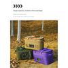 Large Capacity Outdoor Kitchenware Storage Bag, Foldable Tactical Camping Gear Bag, Wild Camping Stove Organizer Pouch