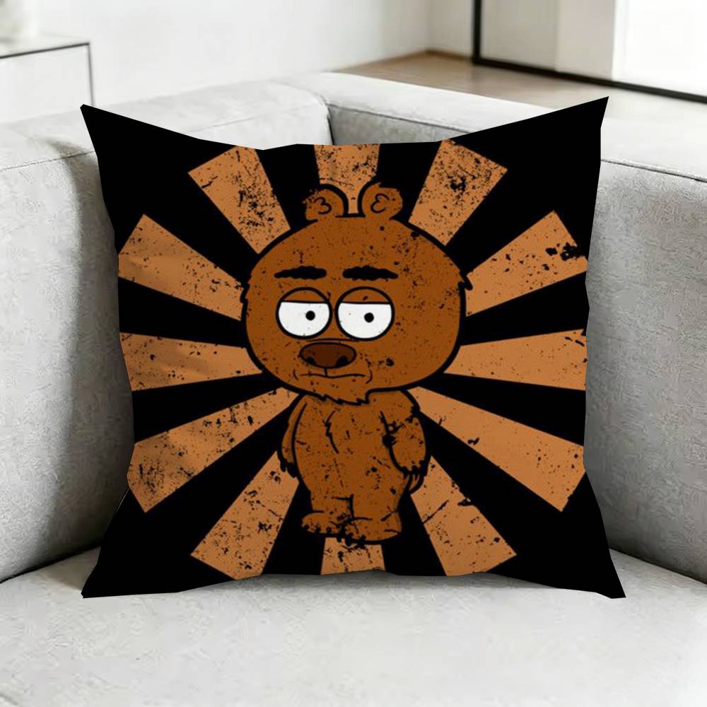 BrickleberryY    Humorous Animation Square DoubleSided printed Pillow Case Bedroom Bedside Pillow Sofa Cushion Cover Gift