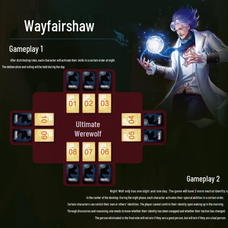 Deli YW157-2 Ultimate Werewolf Board Game