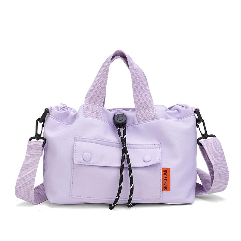 Korean Style Women's Lightweight Drawstring Shoulder Tote: Casual, Stylish & Perfect for Work, Commute, Travel, or Going Out.