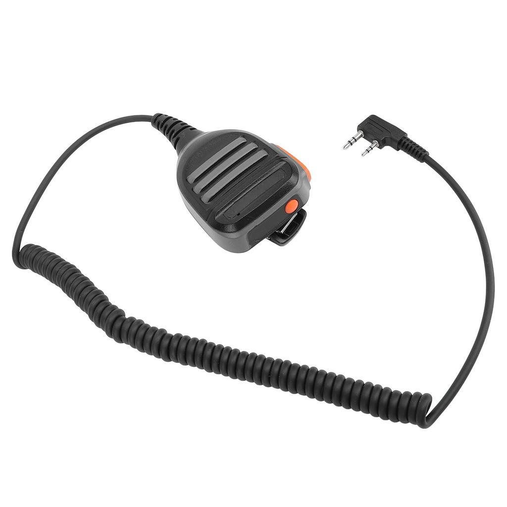 2 Way Radio Speaker Mic IP54 Waterproof Handheld Speaker Microphone with Back Clip for TH D72A TH