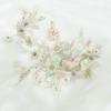 3D Flowers 3D Embroidered Patches Colorful Sequined Mesh Lace Sewing On Patches Elegant Multi-functional Beaded Lace Applique