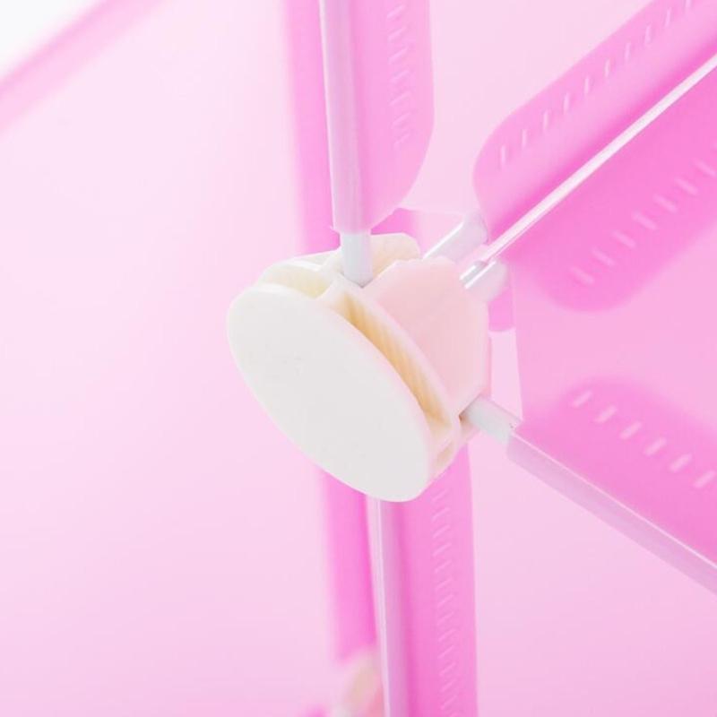 100Pcs Modular Wardrobes Plastic Connectors Functional Interlocked Clips For DIY Shelving Storage Organizers Cube