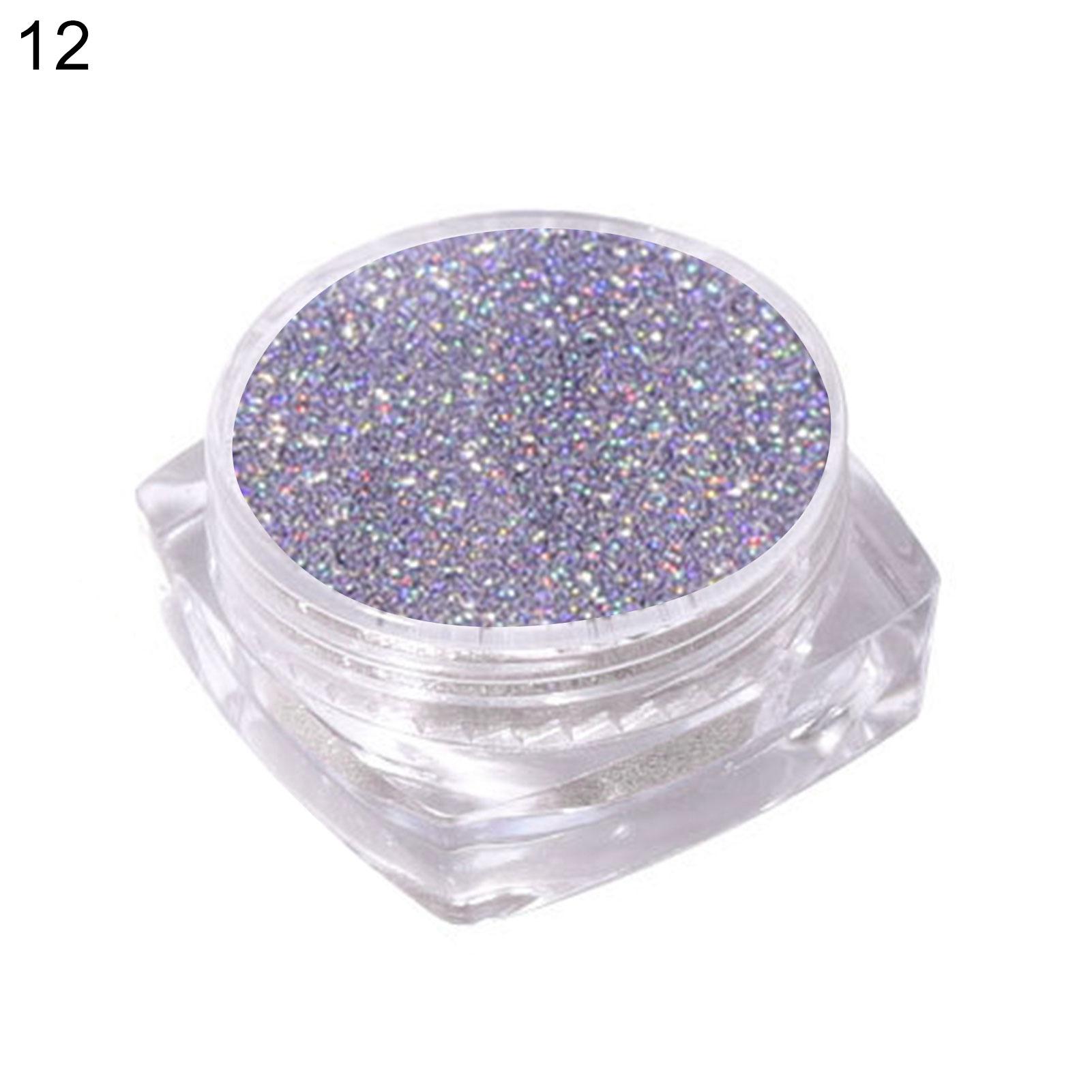 

Мода Красота Уход Волшебный Эффект Пигмент Пыль Блестящие Блестящие Ногти Пудра Искусство Маникюр 12