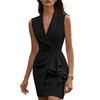 Summer Women Waist Cinched Elegant Blazer Dress, Fashion Casual Dress for Women European American Size, Cross-border Women Clothing