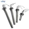 LJXH DN15 (1/2") Thread Cartridge Heater Heating Element for Water 201SS 15mm Tube Dia. 1300W/1500W/1700W/1800W/2200W with Nut