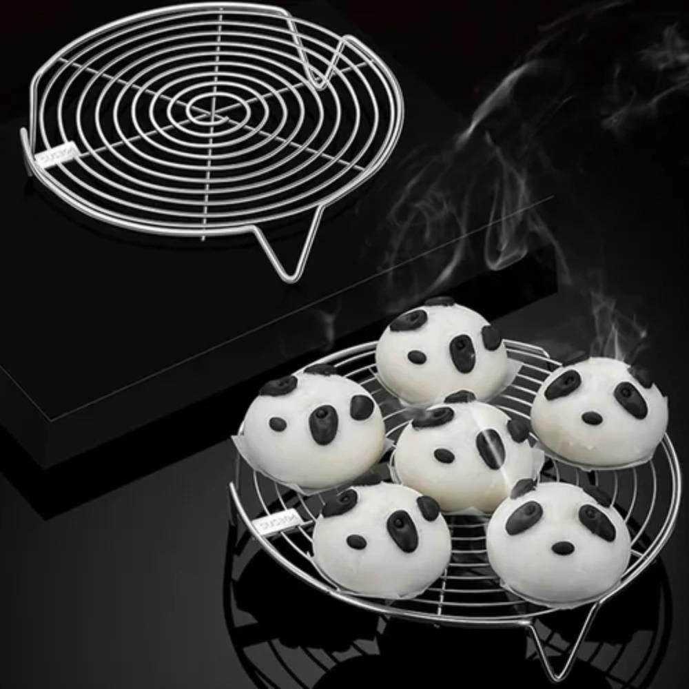 Spiral Pattern Steamer V-shaped Pot Steaming Kitchen Tools Steaming Tray  Bun