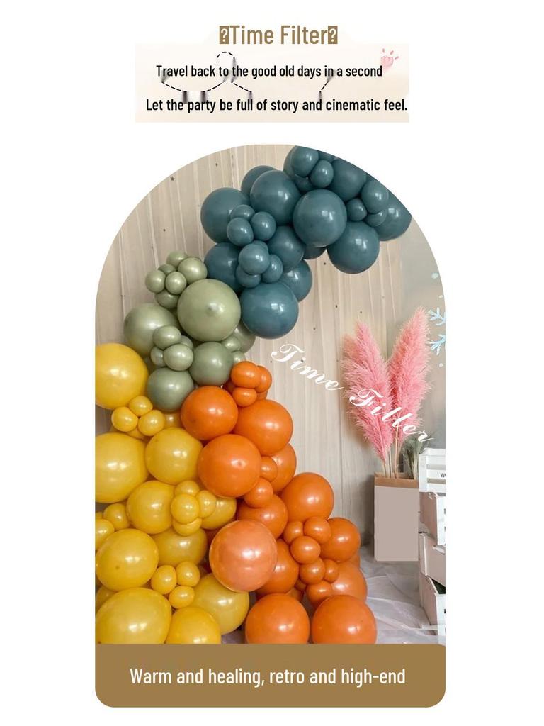 Retro Twilight 10-Inch Morandi Latex Balloons (180g) for Photography & Festival Decoration