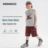 MOMOCO Boys' Summer Print Vest & Shorts Set