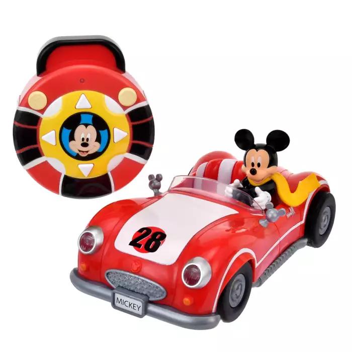 Disney Mickey Mouse Remote Control Car Light Up & Sound Roadster Japan NEW