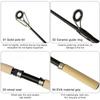 Baitcasting Lure Fishing Rod Telescopic 52g-60g Wooden Handle Carbon Casting Fishing Tackle Professional Light-weight