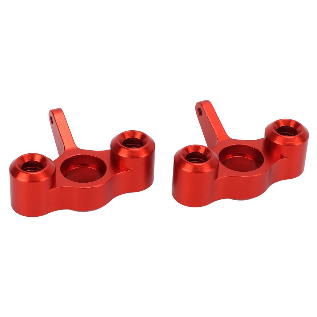 2Pcs RC Metal Steering Knuckles Replacement RC Aluminum Alloy Steering Hub Carrier for JLB 1Celsius10 Truck
